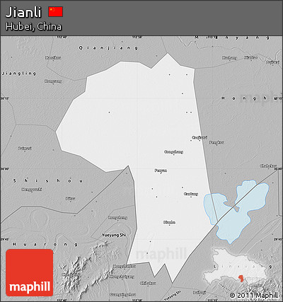 Gray Map of Jianli