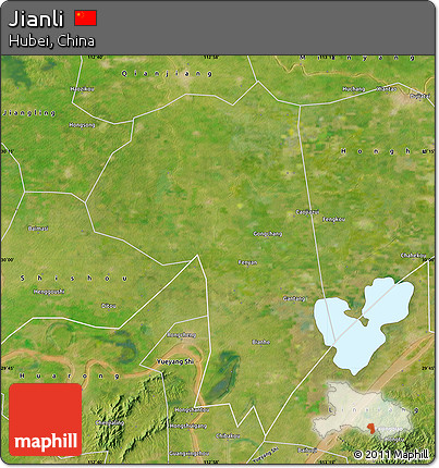 Satellite Map of Jianli