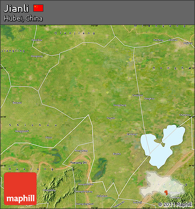 Satellite Map of Jianli
