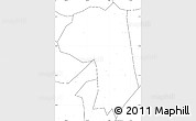 Blank Simple Map of Jianli, no labels