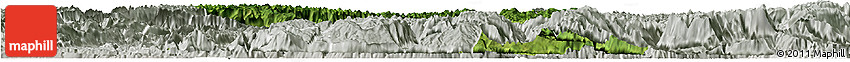 Satellite Horizon Map of Jianshi, lighten, semi-desaturated