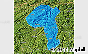 Political Map of Jianshi, satellite outside