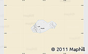 Classic Style Map of Jingmen Shi, single color outside