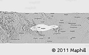 Gray Panoramic Map of Jingmen Shi