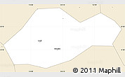 Classic Style Simple Map of Jingmen Shi
