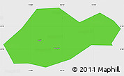 Political Simple Map of Jingmen Shi, single color outside