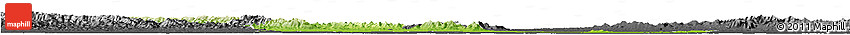 Physical Horizon Map of Jingmen, darken, desaturated