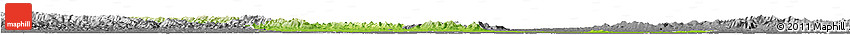 Physical Horizon Map of Jingmen, desaturated