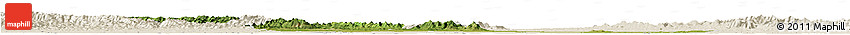 Satellite Horizon Map of Jingmen, shaded relief outside