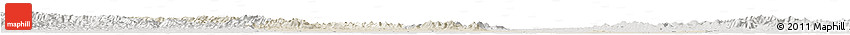 Shaded Relief Horizon Map of Jingmen, lighten, semi-desaturated Shaded Relief Horizon Map of Jingmen, lighten, semi-desaturated