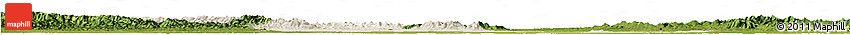 Shaded Relief Horizon Map of Jingmen, satellite outside