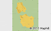 Savanna Style Map of Jingmen, single color outside