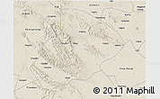 Shaded Relief 3D Map of Jingshan
