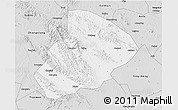 Silver Style 3D Map of Jingshan
