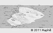 Gray Panoramic Map of Jingshan