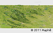 Satellite Panoramic Map of Jingshan