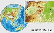 Physical Location Map of Laifeng