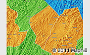 Political Map of Laifeng