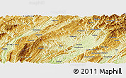 Physical Panoramic Map of Laifeng