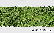 Satellite Panoramic Map of Laifeng