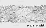 Silver Style Panoramic Map of Laifeng