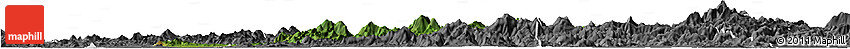 Satellite Horizon Map of Qichun, desaturated