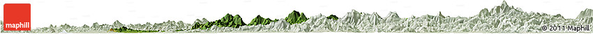 Satellite Horizon Map of Qichun, lighten
