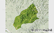 Satellite Map of Qichun, lighten