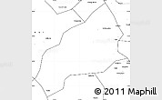 Blank Simple Map of Qichun