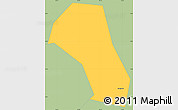 Savanna Style Simple Map of Shashi Shi