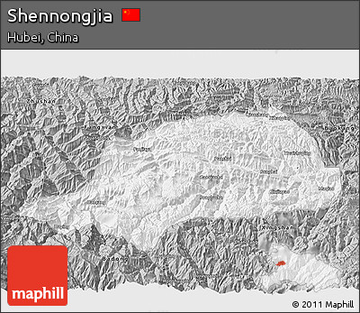 Gray 3D Map of Shennongjia
