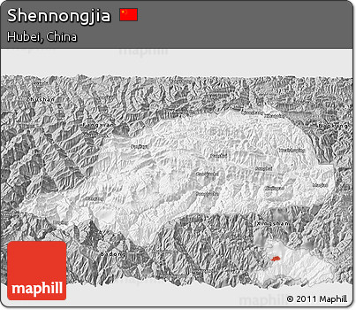 Gray 3D Map of Shennongjia