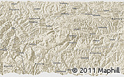 Shaded Relief 3D Map of Shennongjia
