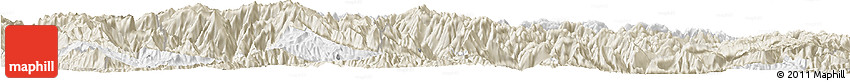 Classic Style Horizon Map of Shennongjia