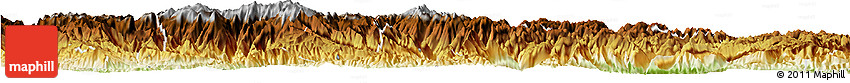 Physical Horizon Map of Shennongjia