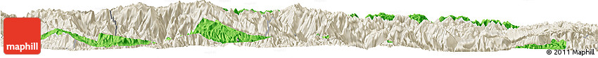 Political Horizon Map of Shennongjia, shaded relief outside Political Horizon Map of Shennongjia, shaded relief outside