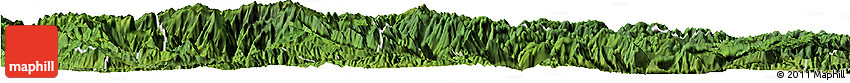 Satellite Horizon Map of Shennongjia