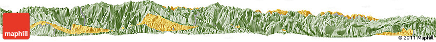 Savanna Style Horizon Map of Shennongjia Savanna Style Horizon Map of Shennongjia