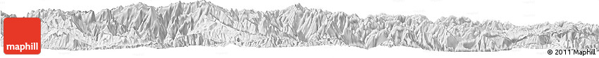 Silver Style Horizon Map of Shennongjia