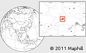 Blank Location Map of Shennongjia