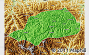 Political Map of Shennongjia, physical outside