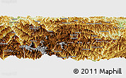 Physical Panoramic Map of Shennongjia