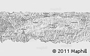 Silver Style Panoramic Map of Shennongjia