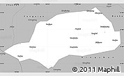 Gray Simple Map of Shennongjia