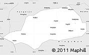 Silver Style Simple Map of Shennongjia