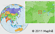 Political Location Map of Shishou
