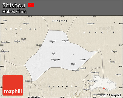 Classic Style Map of Shishou