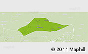 Physical Panoramic Map of Shishou, lighten