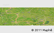 Satellite Panoramic Map of Shishou