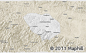 Classic Style 3D Map of Shiyan Shi